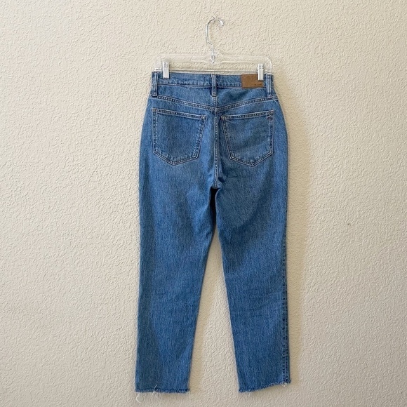 Madewell Perfect Vintage Jeans Raw Hem High Rise Classic Casual Preppy Denim 26 - Picture 5 of 13